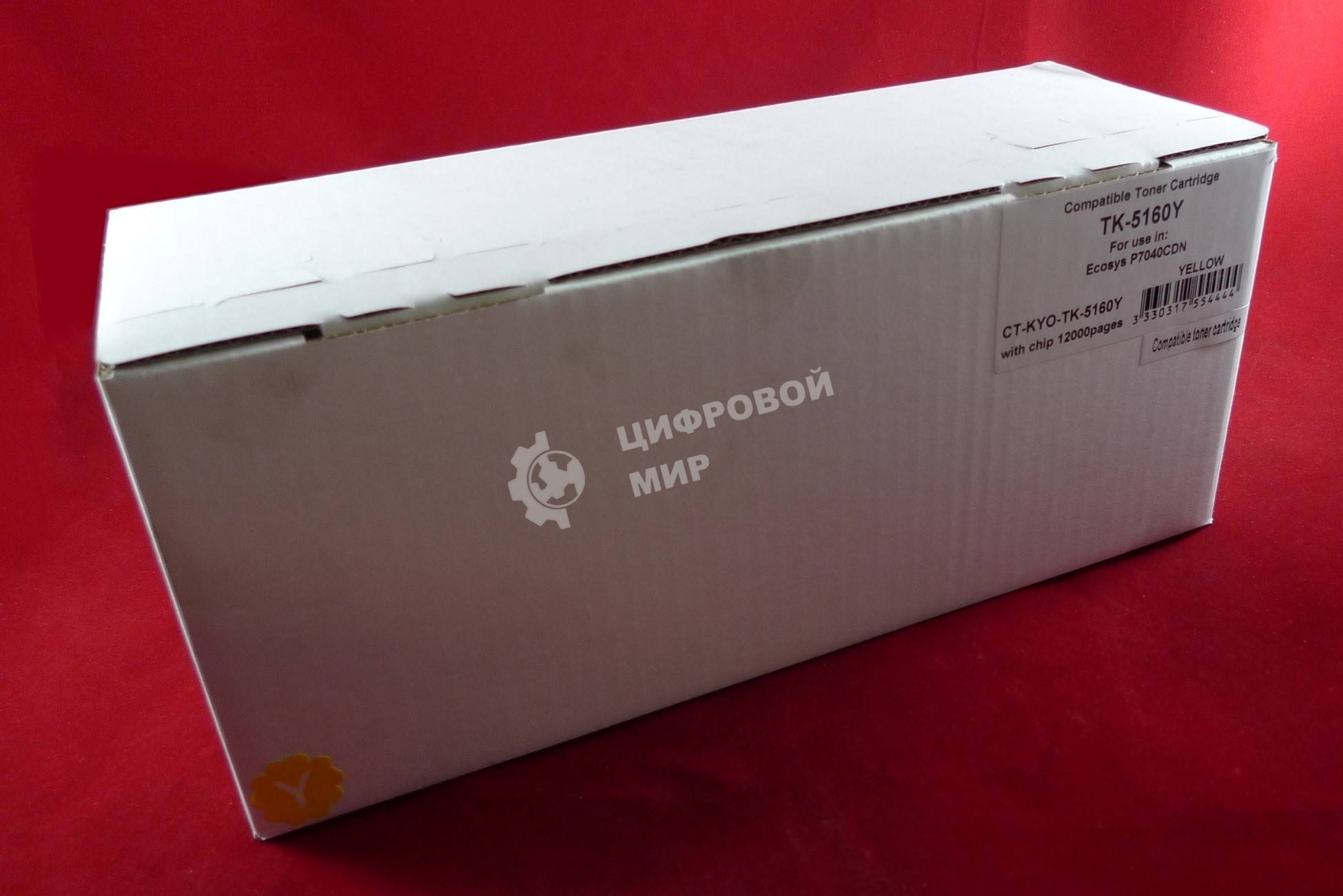 Картридж лазерный для Kyocera-Mita Ecosys P7040CDN желтый TK-5160Y 12K JPN