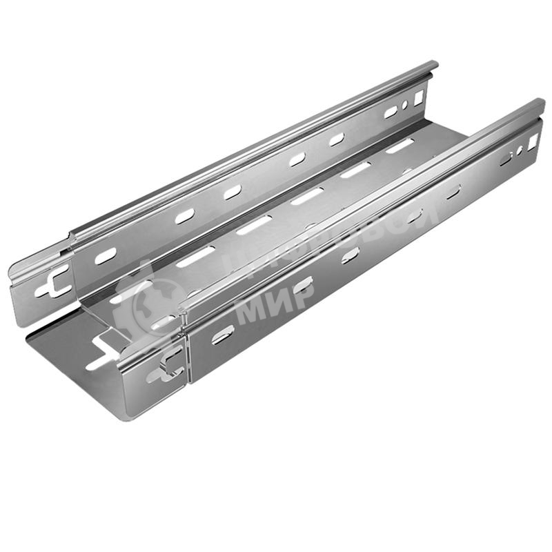 Лоток листовой перфорированный 100х50 L3000 сталь 0.7мм 