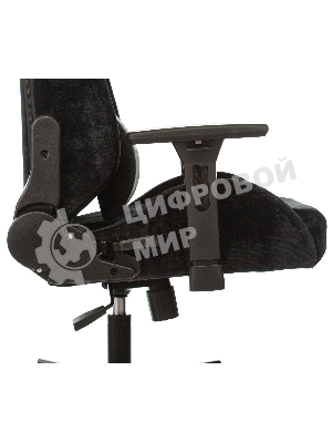 Кресло игровое Бюрократ Knight N1 Fabric черный Light-20, с подголов. крестовина металл
