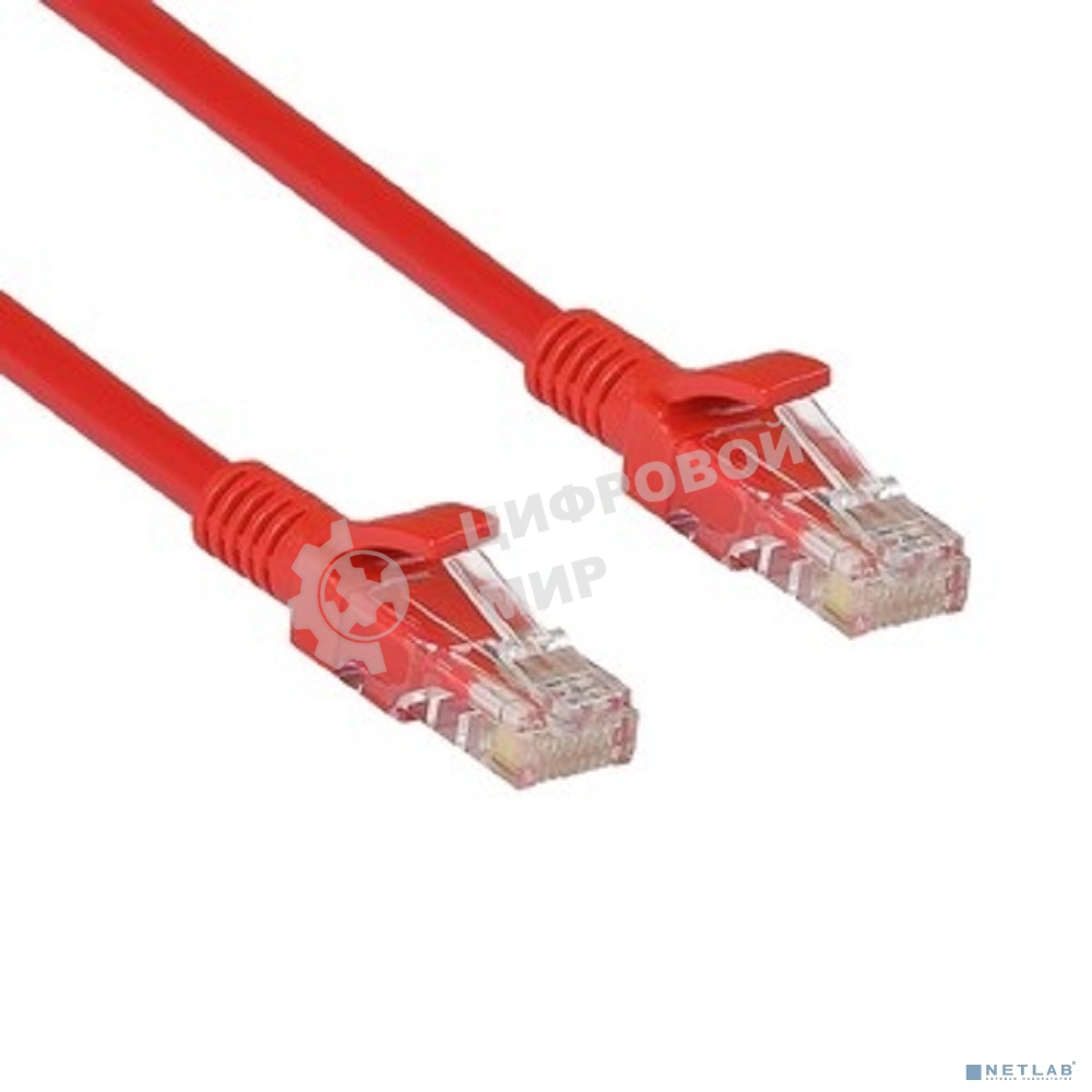Патч-корд ExeGate UTP-RJ45-RJ45-5e-5M-RD, UTP, cat.5e, 5м, красный