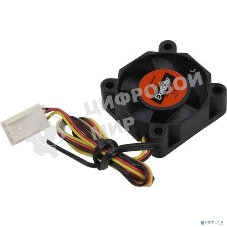 Вентилятор для корпуса ExeGate EX03010S3P черный, 30 мм, 10000 об/мин, 28.5 дБ, 3 pin