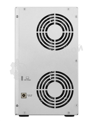 Сетевое хранилище TerraMaster D6-320 DAS tower/JBOD,RAID0,1/up to 2 SATA(3,5' or 2,5')/1xUSB3.2 Type-C gen2/1xPS/1YW