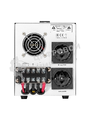 Стабилизатор напряжения ExeGate Expert Turbo AST-3000 (3000ВА, вход 80-260В, цветной дисплей, выход 220В±8%, КПД 98%, 5 уровней защиты, метал. корпус, 2*Schuko+клем.колодка, RTL)