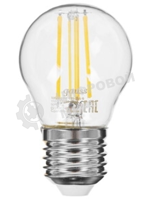 Лампа филам. Gauss Filament 11Вт цок.:E27 груша св.свеч.бел.нейт. (упак.:10шт) (22221)