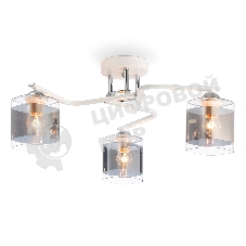 Светильник Ambrella light TR303217/3 WH/CH/SM белый/хром/дымчатый E27*3 max 60W D540*250