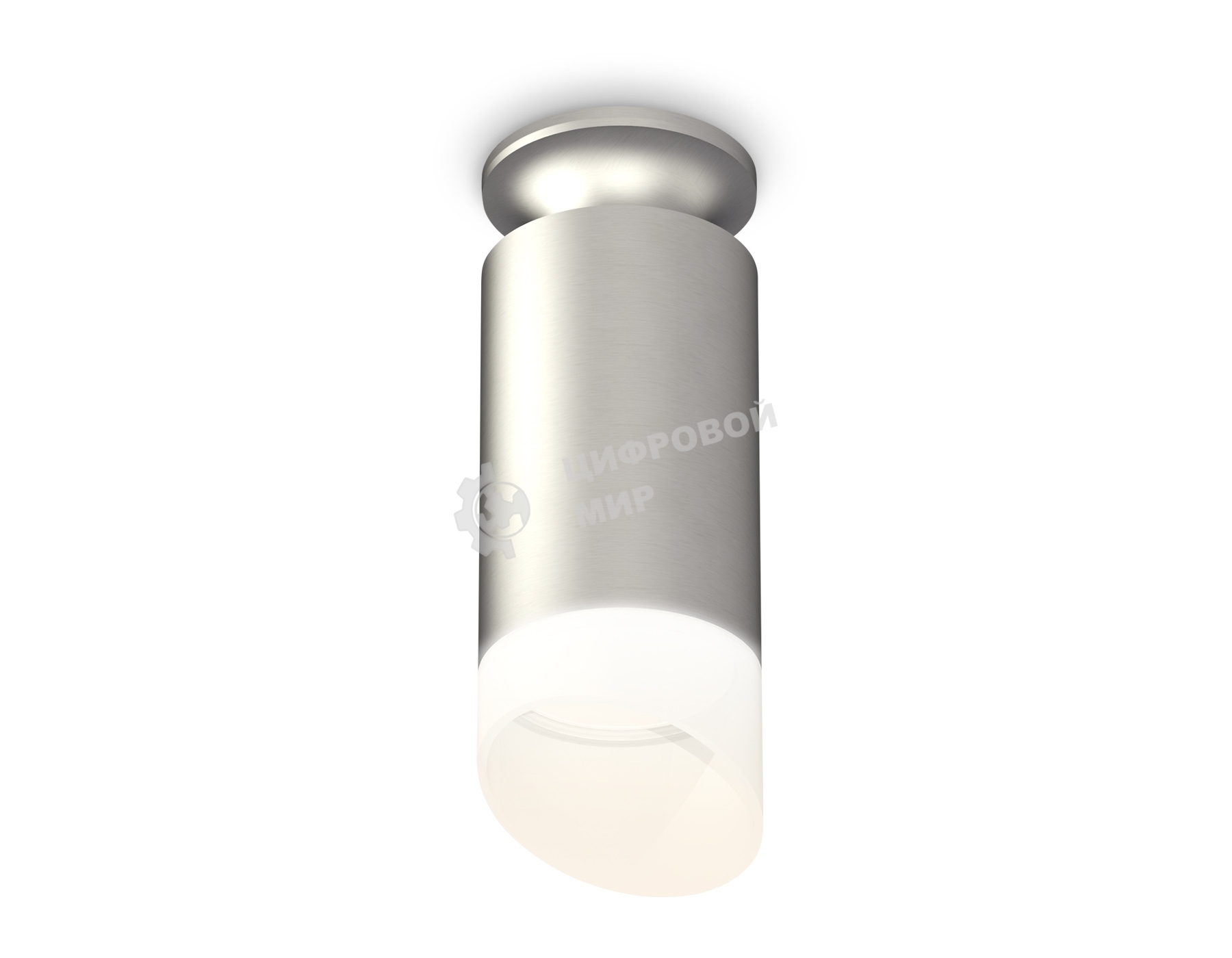 Светильник Ambrella Light XS6324082 SSL/MCH/FR серебро песок/хром матовый/белый матовый MR16 GU5.3 (N6904, C6324, N6256)