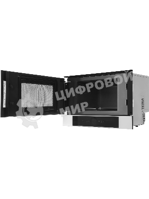 Встраиваемая микроволновая печь Bosch BFL7221W1 белый, 21 л, 900 Вт, переключатели - сенсор, поворотный механизм