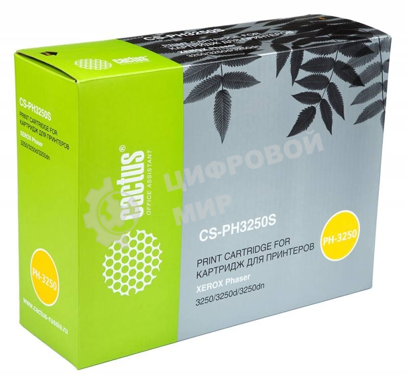 Картридж лазерный Cactus CS-PH3250S (106R01373) черный (3500 стр.) для Xerox Phaser 3250/3250d/3250dn