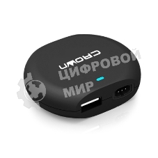 Зарядное устройство для ноутбука CROWN USB CMLC-3294 черный (Автомобильное 12V, 90W 15-20V, порт USB 5V 2.1A)