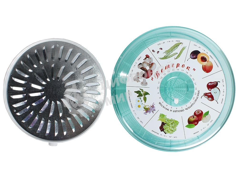 Сушилка для овощей Великие реки Ветерок-5, 5 поддонов, цв.упаковка, прозрачный