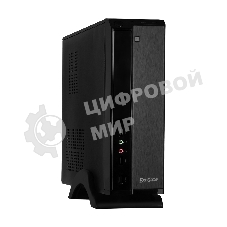 Компьютерный корпус MiniITX ExeGate MI-207 Black, miniITX/mATX, (без БП), 2хUSB, Audio
