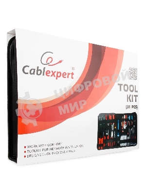 Набор инструментов Gembird TK-NETWORK, 31 предмет, ret
