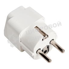 Переходник сетевой с китайской вилки на евровилку, с заземлением