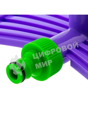 Разбрызгиватель пластиковый Palisad, вращ. с 3 лоп., штуц D 3/4