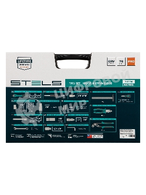 Набор инструментов Stels 14116 76 предметов 12 гранные головки