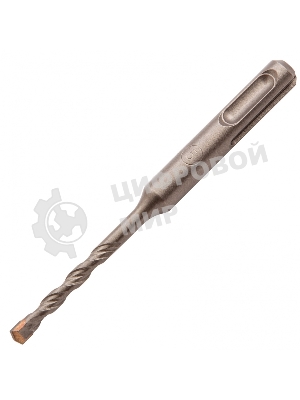 Бур по бетону, двойная спираль, Cobalt W-tip, 5x110 мм, SDS PLUS Denzel
