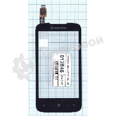 Сенсорное стекло (тачскрин) для Lenovo A376, черное