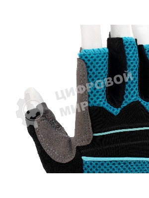 Перчатки комбинированные облегченные Gross открытые пальцы, AKTIV, размер М (8)