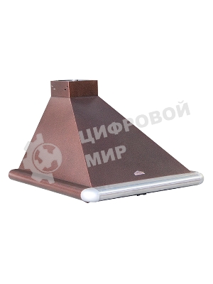 Вытяжка каминная Elikor Сатурн 50П-180-В1Л медный/нерж. сталь, 50 см, 180 куб. м/ч, 48 дБ