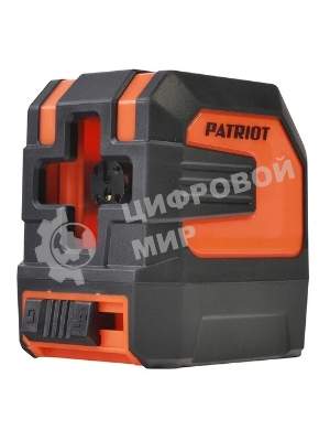 Нивелир лазерный PATRIOT LL 105, дальность без приемника 15м., 1/4 дюйма, красный, Длина волный 650Нм
