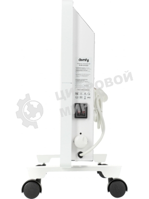 Конвектор электрический Domfy DCW-CH1020 белый, 2000 Вт, 30 м2, термостат