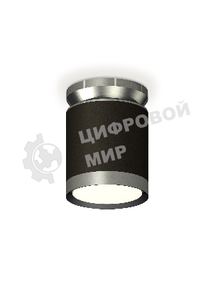 Светильник Ambrella Light XS8142040 SBK/PPH черный песок/графит полированный GX53 (N8919, C8142, N8133)
