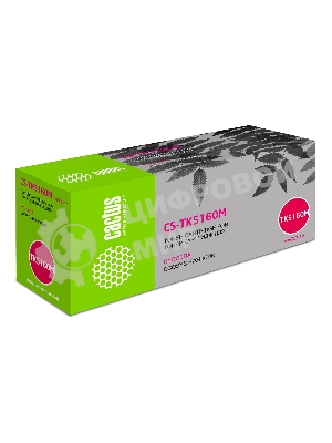 Картридж лазерный Cactus CS-TK5160M пурпурный (12000стр.) для Kyocera Ecosys P7040cdn