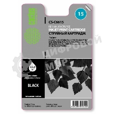 Картридж струйный Cactus CS-C6615 черный (42 мл) для №15 HP DJ 810c/816c/825c/840c/843c/845c