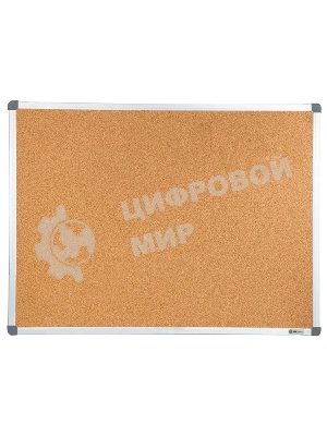 Демонстрационная доска Cactus CS-CBD-90X120 пробковая 90x120см, алюминиевая рама