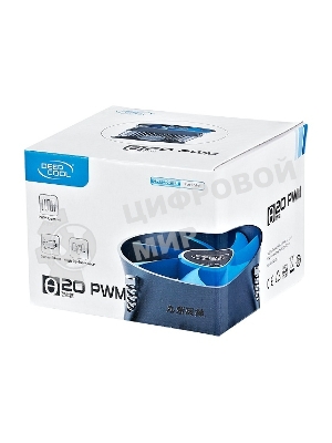 Кулер для процессора DEEPCOOL THETA 20 PWM черный, 100 мм, алюминий, 2400 об/мин, 32.5 дБ, 4 pin, 95 Вт, 60 мм