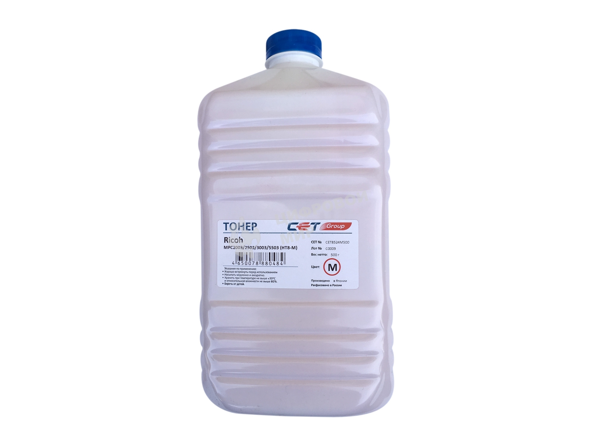 Тонер CET HT8-M CET8524M500 пурпурный бутылка 500гр. для принтера RICOH MPC2003/2503/3003/5503