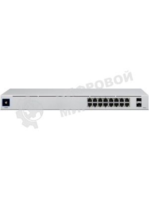 Коммутатор Ubiquiti UniFi USW-16-POE 2SFP 8PoE+ 42W управляемый