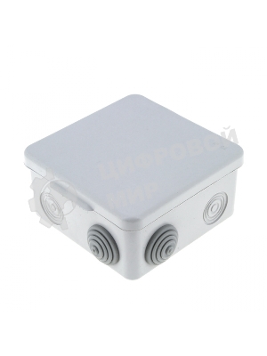 Коробка распределительная EKF КМР-030-031 с крышкой наружная (85х85х40) 8 мембр. вводов IP55