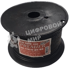 Кабель Premier RG-174/U BC BK 100м. черный (20-100 100)