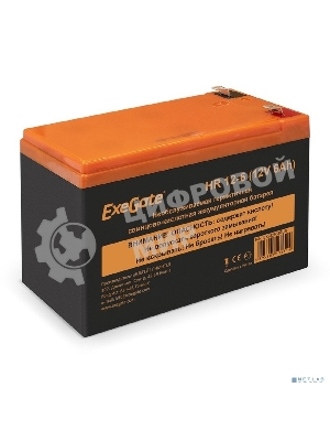 Аккумуляторная батарея ExeGate EX288653RUS HR 12-6 (12V 6Ah 1224W, клеммы F2+F1-)