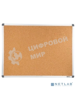 Демонстрационная доска Cactus CS-CBD-45X60 пробковая 45x60 см, алюминиевая рама