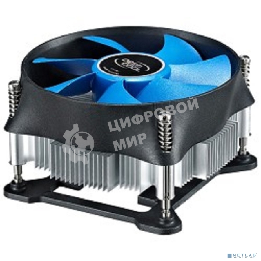 Кулер для процессора DEEPCOOL THETA 15 PWM черный/синий, 100 мм, алюминий, 2800 об/мин, 36 дБ, 4 pin, 95 Вт, 46 мм