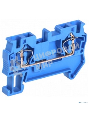 Клемма пружинная КПИ 2в-4 41А синий