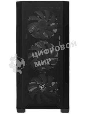 Компьютерный корпус MSI MAG FORGE M100R 1xUSB 3.0, 2xUSB 2.0, 4x120мм ARGB Fan, ARGB Control Board, Tempered Glass Window, Brown Box (932220)