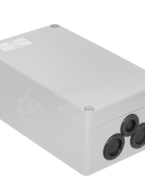 Корпус ACD XG387 Metal case IP65, 200x120x80мм, металлический, 3 отверстия (28 + 28 + 23мм) с резиновыми заглушками, серебристый, совместим с Raspberry Pi 3B, 3B+, 4, Orange Pi