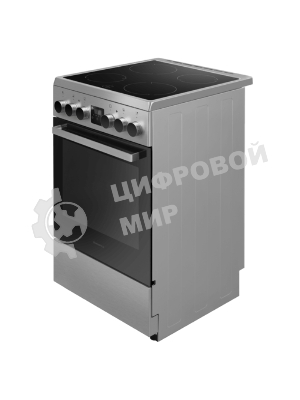 Плита электрическая Maunfeld MEC55CS08D серебристый, конфорок 4 шт, духовка 60 л, 50 см x 85 см x 60 см