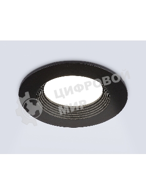 Встраиваемый точечный светильник Ambrella light TN102816 BK черный GU5.3 D80*28