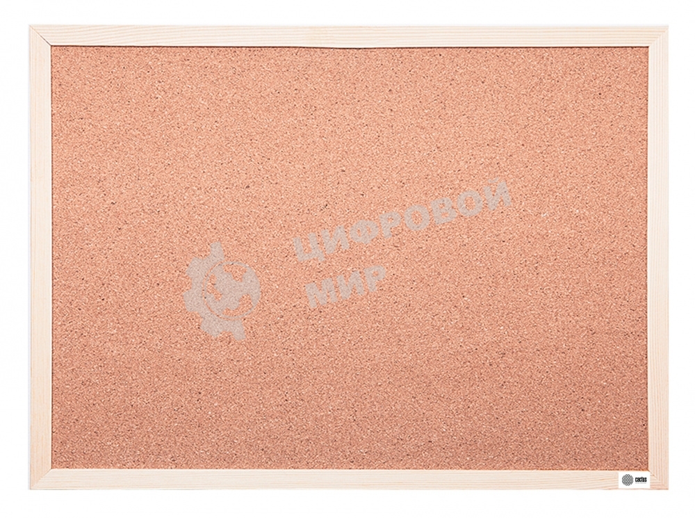 Демонстрационная доска Cactus CS-CWBD-45X60 пробка пробковая 45x60 см деревянная рама коричневый