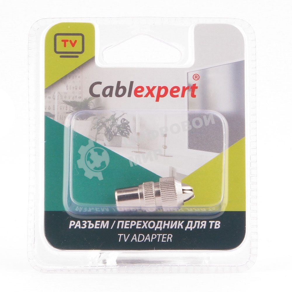 Разъем Cablexpert TVPL-03, TV (папа), блистер