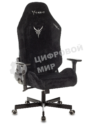 Кресло игровое Бюрократ Knight N1 Fabric черный Light-20, с подголов. крестовина металл