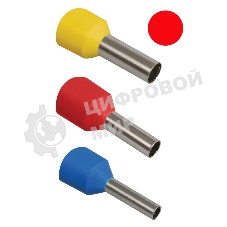 Наконечник-гильза Е1508 1.5 кв.мм красн. (уп. 20 шт) IEK UGN10-4-D15-03-08