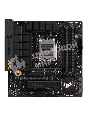 Материнская плата ASUS TUF GAMING B650M-PLUS, AM5, AMD B650, 4xDDR5, 4xSATA, 2xM.2, 1xPCIe 4.0 x16, 1xPCIe 4.0 x4, 1xDP, 1xHDMI, 1x 2.5Gb LAN, 4xUSB-A 3.2 Gen 2, 1xUSB-A 3.2 Gen 1, 1xUSB-C 3.2 Gen 2x2, 5x3.5 мм, 7.1, mATX