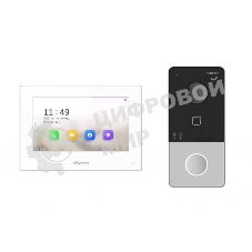Комплект IP-видеодомофона HiWatch DS-D100IKWF(B)