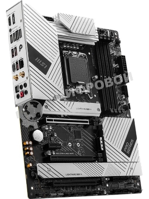 Материнская плата MSI PRO Z790-A MAX WIFI, LGA 1700, Intel Z790, 4xDDR5, 6xSATA, 4xM.2, 1xPCI-E 5.0 x16, 1xPCI-E 4.0 x16, 1xPCI-E 3.0 x16, 1xPCI-E x1, 1xHDMI, 1xDP, 1x2.5Gb LAN, 2xUSB-A 2.0, 2xUSB-A 3.2 Gen 1, 3xUSB-A 3.2 Gen 2, 1xUSB-C 3.2 Gen 2x2, 5x3.5мм, TOSLINK, 7.1, ATX