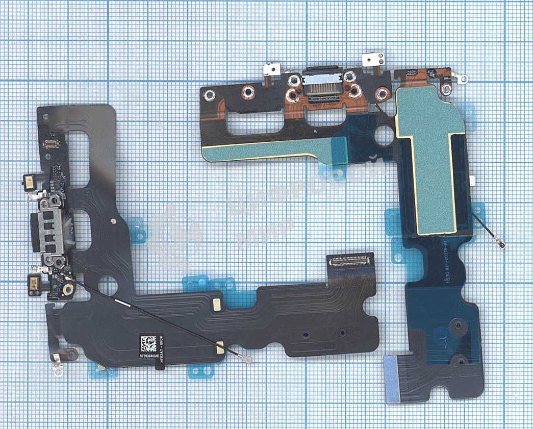 Шлейф разъема питания для iPhone 7 Plus черный